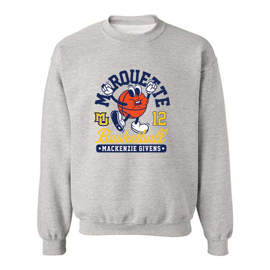 Marquette - NCAA Women's Basketball : Mackenzie Givens - Fashion Shersey Crewneck Sweatshirt-0