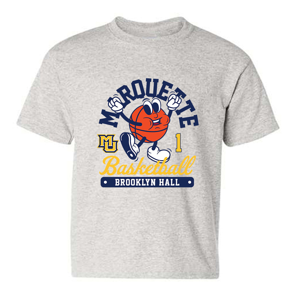 Marquette - NCAA Women's Basketball : Brooklyn Hall - Fashion Shersey Youth T-Shirt-0