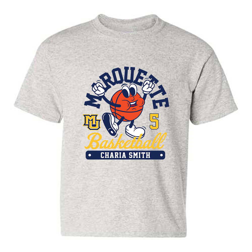 Marquette - NCAA Women's Basketball : Charia Smith - Fashion Shersey Youth T-Shirt-0