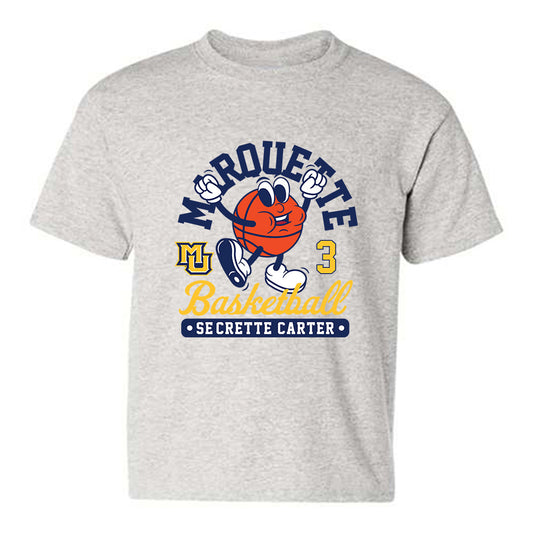 Marquette - NCAA Women's Basketball : Se'Crette Carter - Fashion Shersey Youth T-Shirt-0