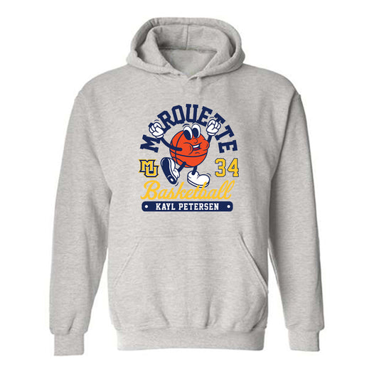 Marquette - NCAA Women's Basketball : Kayl Petersen - Fashion Shersey Hooded Sweatshirt-0