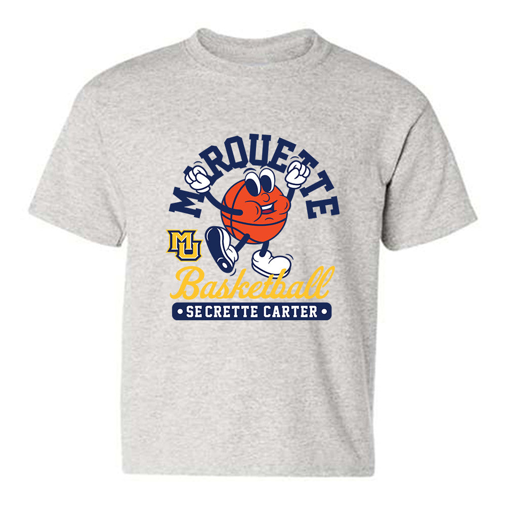 Marquette - NCAA Women's Basketball : Se'Crette Carter - Fashion Shersey Youth T-Shirt-0