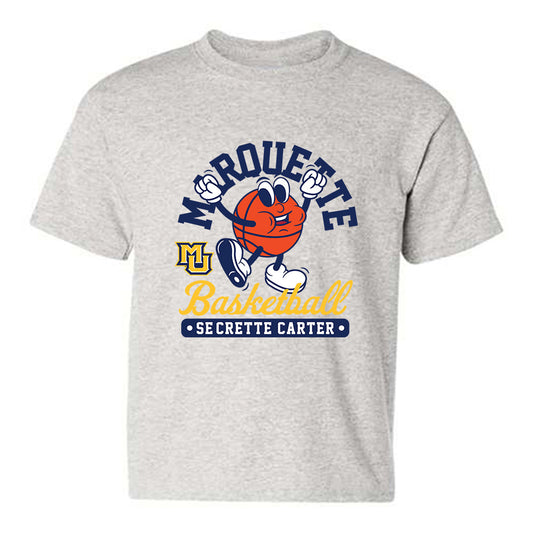 Marquette - NCAA Women's Basketball : Se'Crette Carter - Fashion Shersey Youth T-Shirt-0