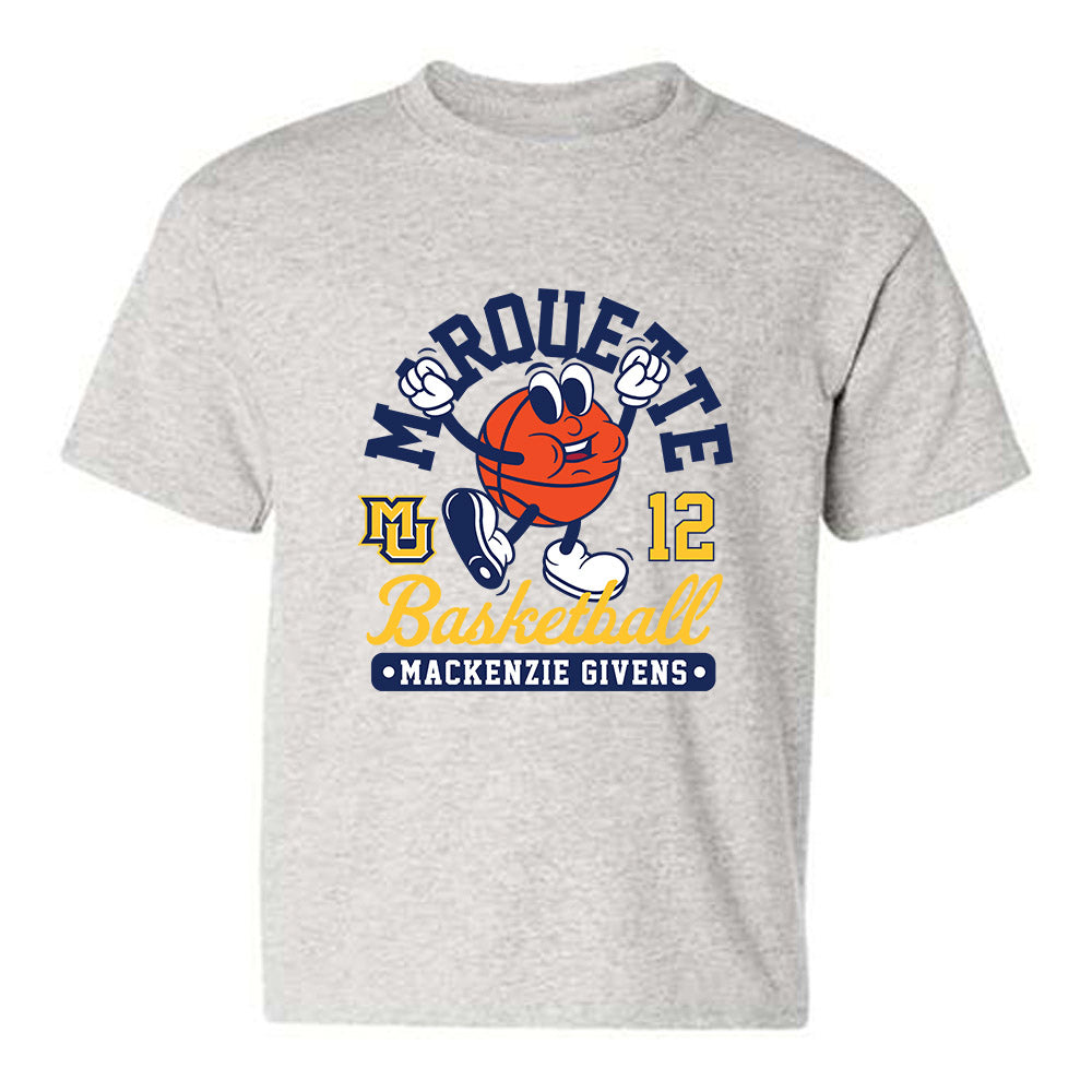 Marquette - NCAA Women's Basketball : Mackenzie Givens - Fashion Shersey Youth T-Shirt-0