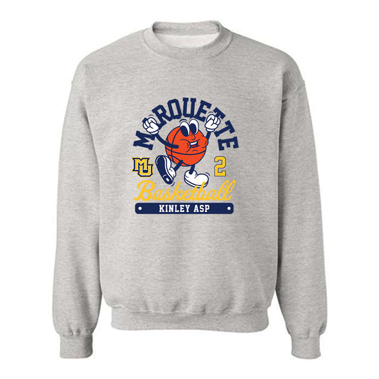 Marquette - NCAA Women's Basketball : Kinley Asp - Fashion Shersey Crewneck Sweatshirt-0