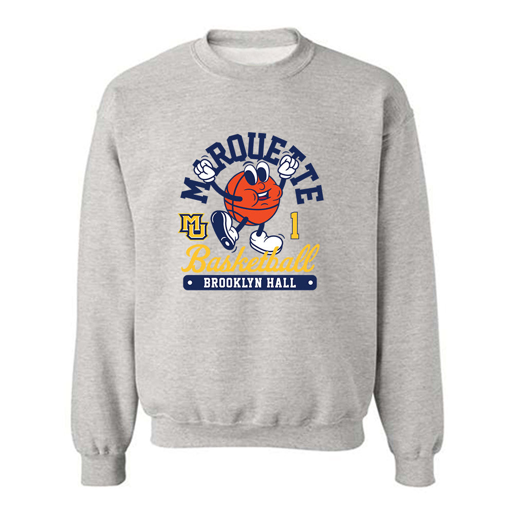 Marquette - NCAA Women's Basketball : Brooklyn Hall - Fashion Shersey Crewneck Sweatshirt-0