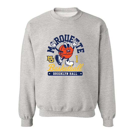 Marquette - NCAA Women's Basketball : Brooklyn Hall - Fashion Shersey Crewneck Sweatshirt-0