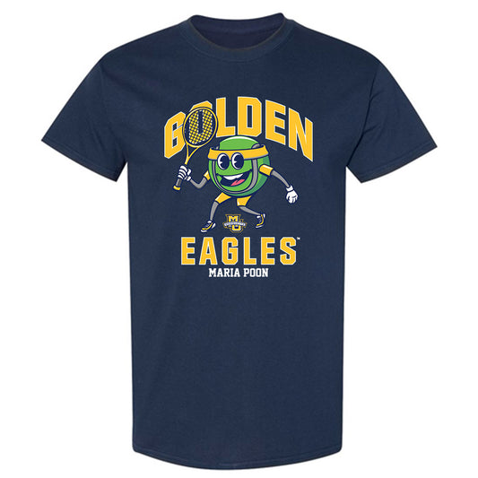 Marquette - NCAA Women's Tennis : Maria Poon - Fashion Shersey T-Shirt-0