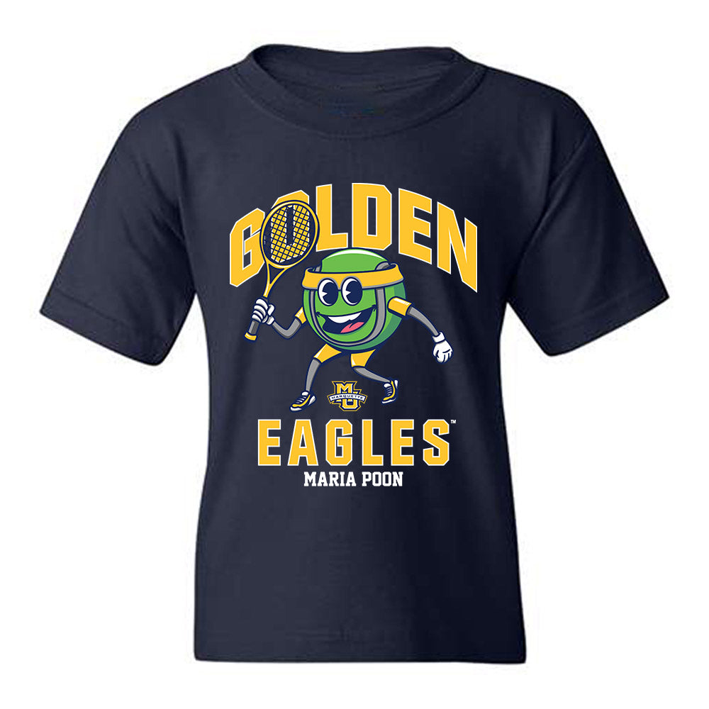 Marquette - NCAA Women's Tennis : Maria Poon - Fashion Shersey Youth T-Shirt-0
