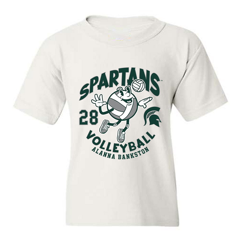 Michigan State - NCAA Women's Volleyball : Alanna Bankston - Fashion Shersey Youth T-Shirt-0