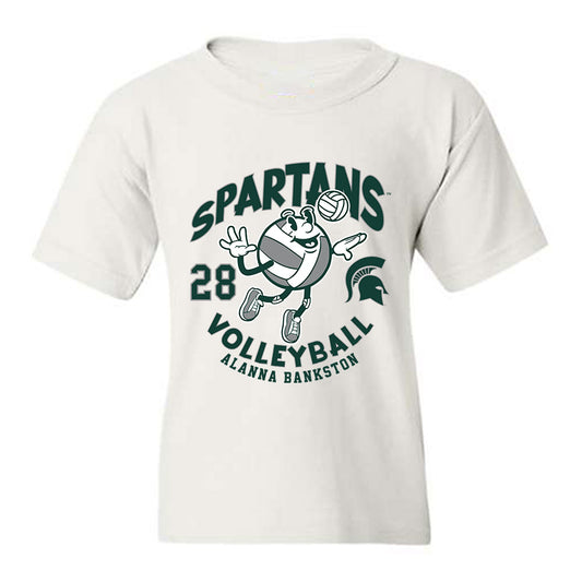 Michigan State - NCAA Women's Volleyball : Alanna Bankston - Fashion Shersey Youth T-Shirt-0