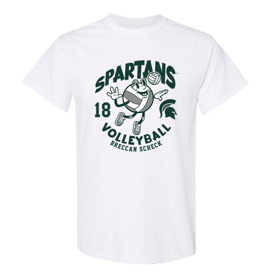 Michigan State - NCAA Women's Volleyball : Breccan Scheck - Fashion Shersey T-Shirt-0