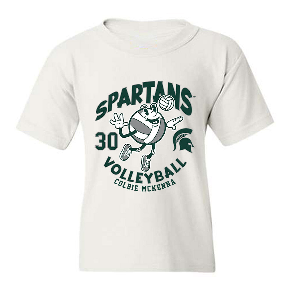 Michigan State - NCAA Women's Volleyball : Colbie McKenna - Fashion Shersey Youth T-Shirt-0