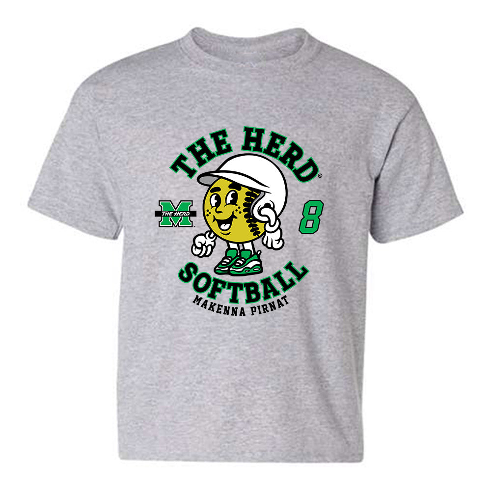 Marshall - NCAA Softball : Makenna Pirnat - Fashion Shersey Youth T-Shirt-0