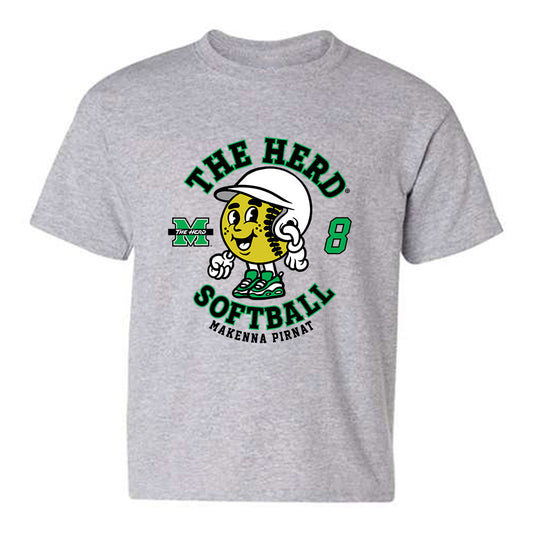 Marshall - NCAA Softball : Makenna Pirnat - Fashion Shersey Youth T-Shirt-0