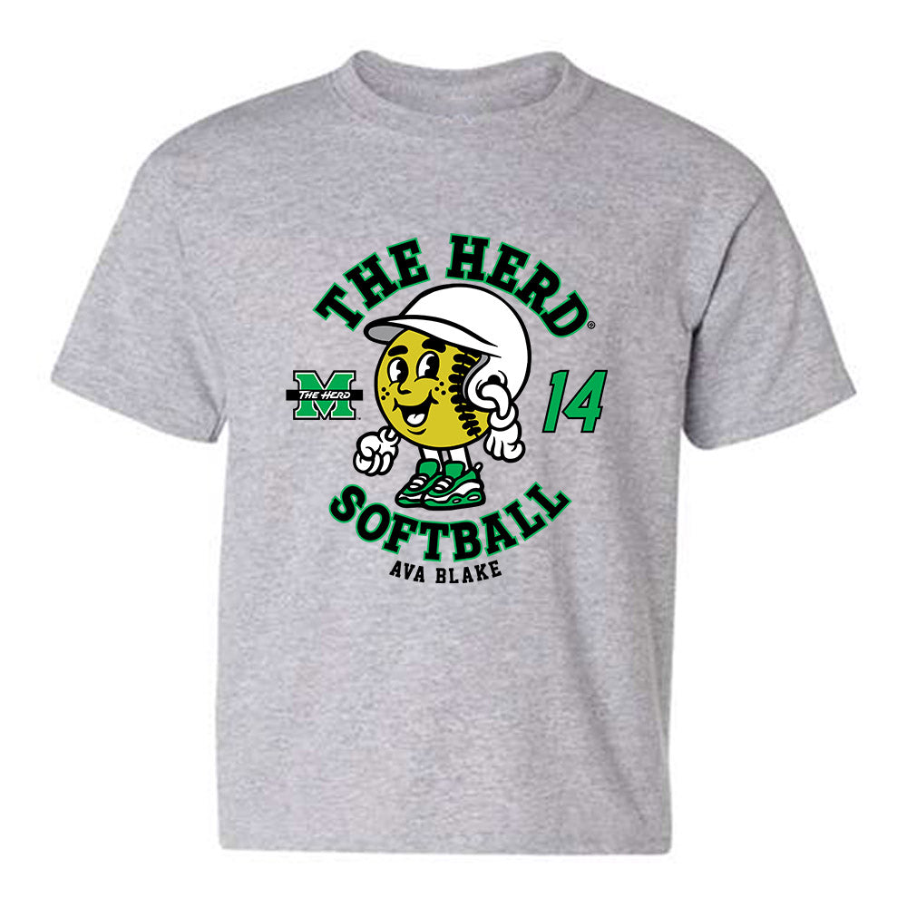 Marshall - NCAA Softball : Ava Blake - Fashion Shersey Youth T-Shirt-0