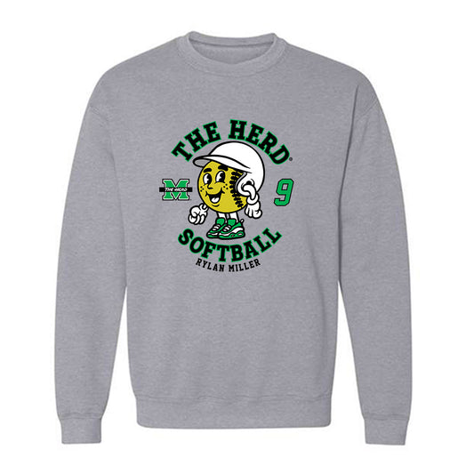 Marshall - NCAA Softball : Rylan Miller - Fashion Shersey Crewneck Sweatshirt-0