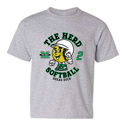 Marshall - NCAA Softball : Bekah Duck - Fashion Shersey Youth T-Shirt-0