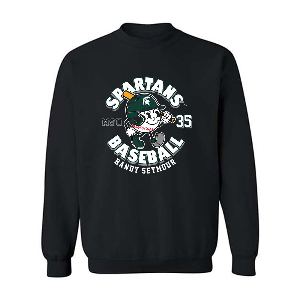 Michigan State - NCAA Baseball : Randy Seymour - Crewneck Sweatshirt-0