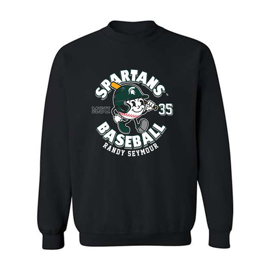 Michigan State - NCAA Baseball : Randy Seymour - Crewneck Sweatshirt-0