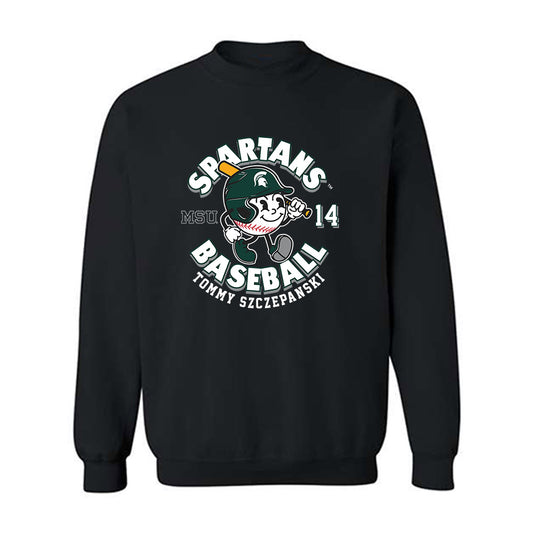 Michigan State - NCAA Baseball : Tommy Szczepanski - Crewneck Sweatshirt-0