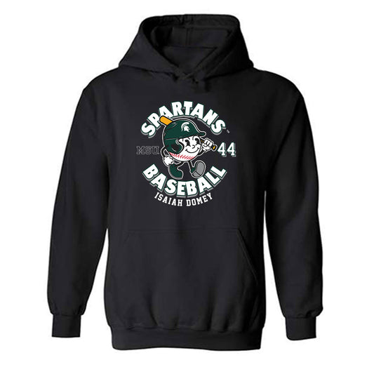 Michigan State - NCAA Baseball : Isaiah Domey - Hooded Sweatshirt-0
