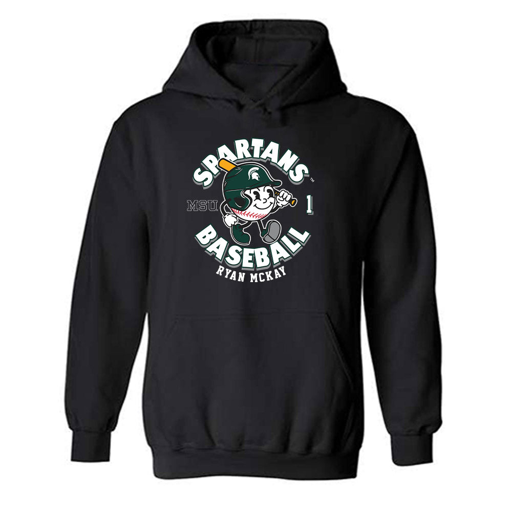 Michigan State - NCAA Baseball : Ryan McKay - Hooded Sweatshirt-0