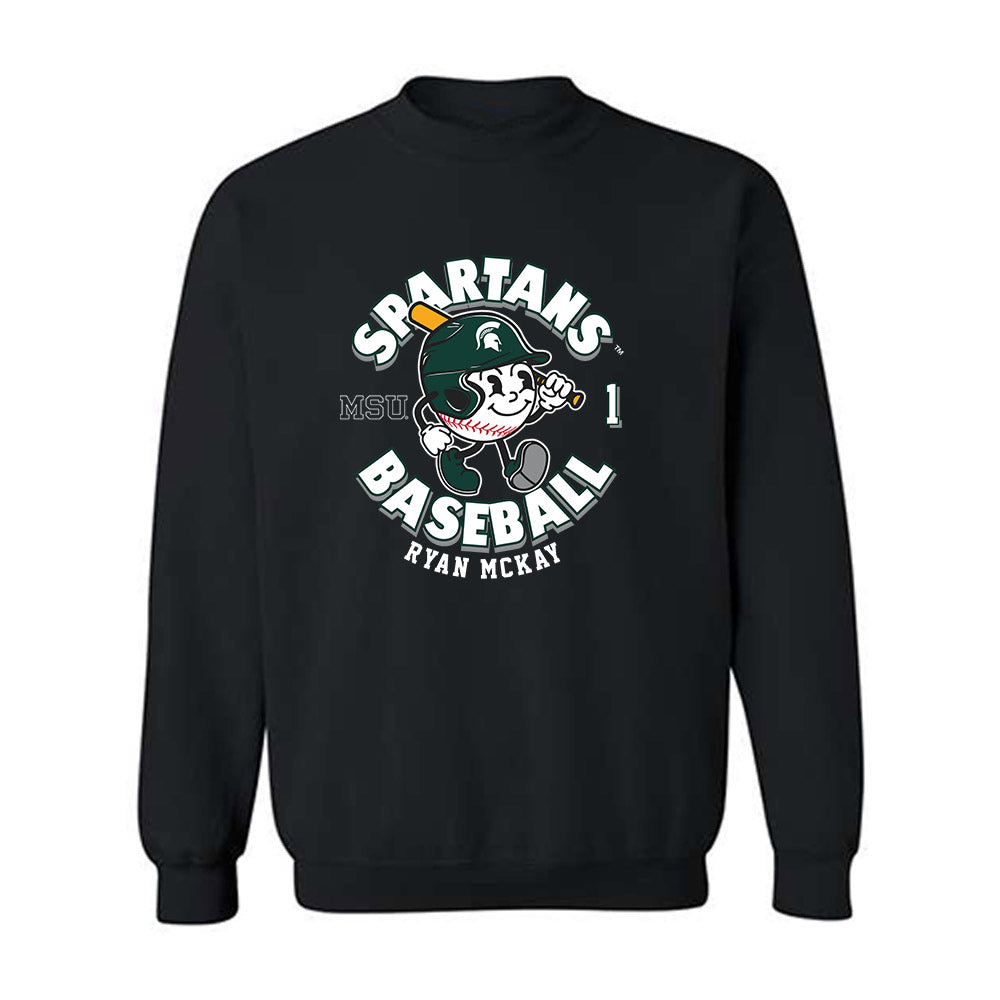 Michigan State - NCAA Baseball : Ryan McKay - Crewneck Sweatshirt-0
