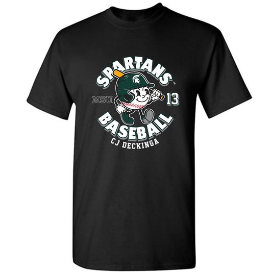 Michigan State - NCAA Baseball : CJ Deckinga - T-Shirt-0