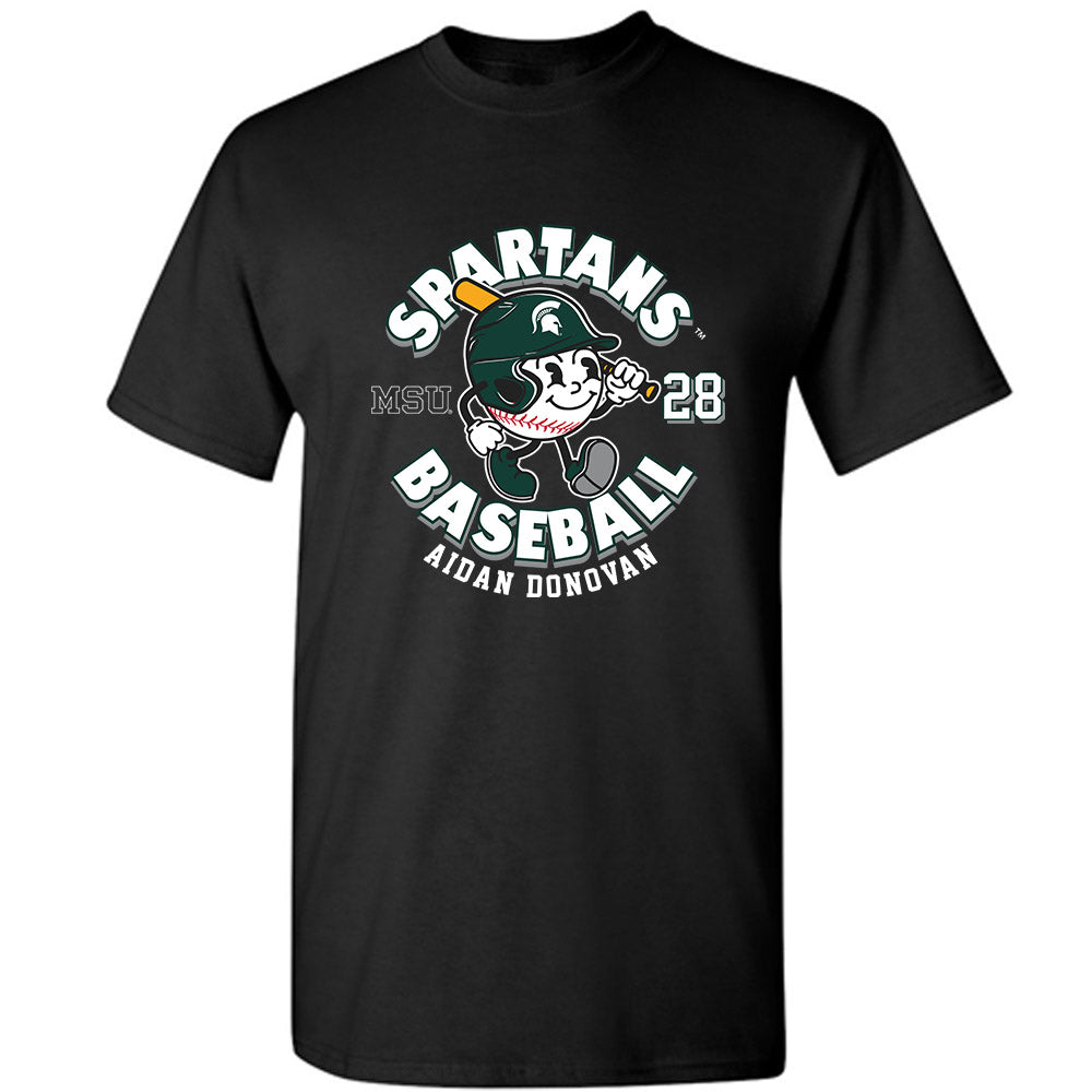 Michigan State - NCAA Baseball : Aidan Donovan - T-Shirt-0