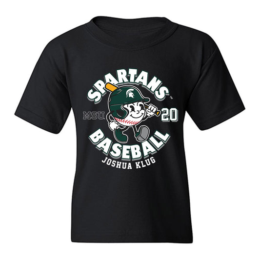 Michigan State - NCAA Baseball : Joshua Klug - Youth T-Shirt-0