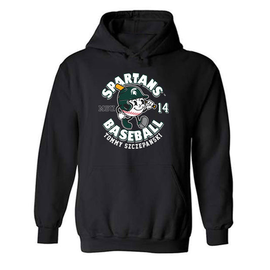 Michigan State - NCAA Baseball : Tommy Szczepanski - Hooded Sweatshirt-0
