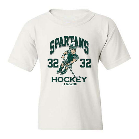 Michigan State - NCAA Men's Ice Hockey : Jj Salajko - Fashion Shersey Youth T-Shirt-0