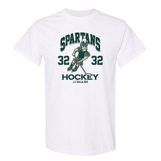 Michigan State - NCAA Men's Ice Hockey : Jj Salajko - Fashion Shersey T-Shirt-0