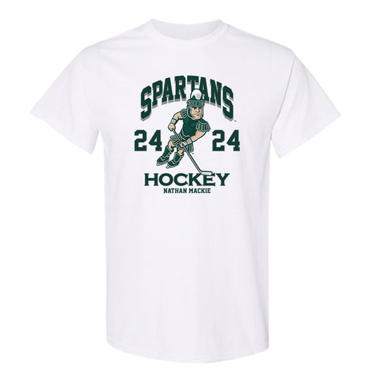 Michigan State - NCAA Men's Ice Hockey : Nathan Mackie - Fashion Shersey T-Shirt