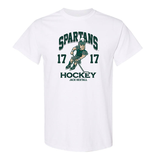 Michigan State - NCAA Men's Ice Hockey : Jack Hextall - Fashion Shersey T-Shirt-0