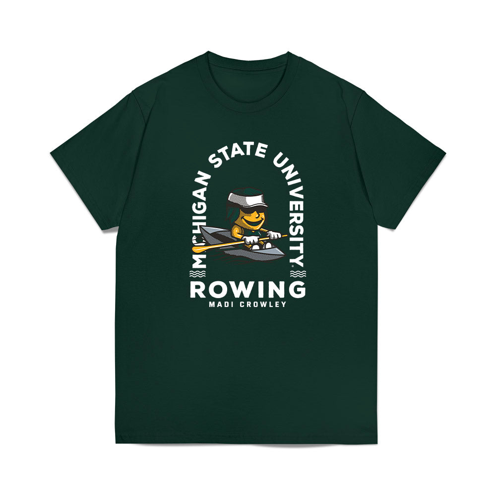 Michigan State - NCAA Women's Rowing : Madi Crowley - Fashion Shersey T-Shirt-0