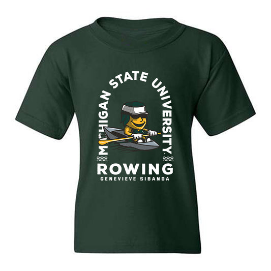 Michigan State - NCAA Women's Rowing : Genevieve Sibanda - Fashion Shersey Youth T-Shirt-0