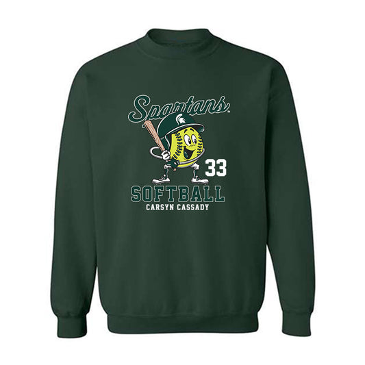 Michigan State - NCAA Softball : Carsyn Cassady - Crewneck Sweatshirt-0
