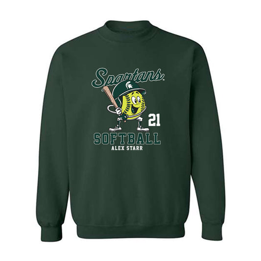 Michigan State - NCAA Softball : Alex Starr - Crewneck Sweatshirt-0