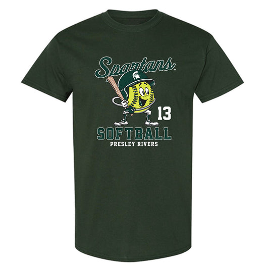 Michigan State - NCAA Softball : Presley Rivers - T-Shirt-0