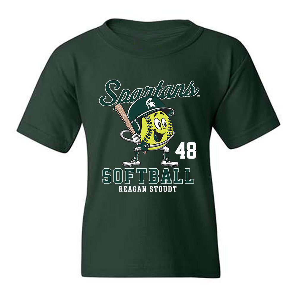 Michigan State - NCAA Softball : Reagan Stoudt - Youth T-Shirt-0
