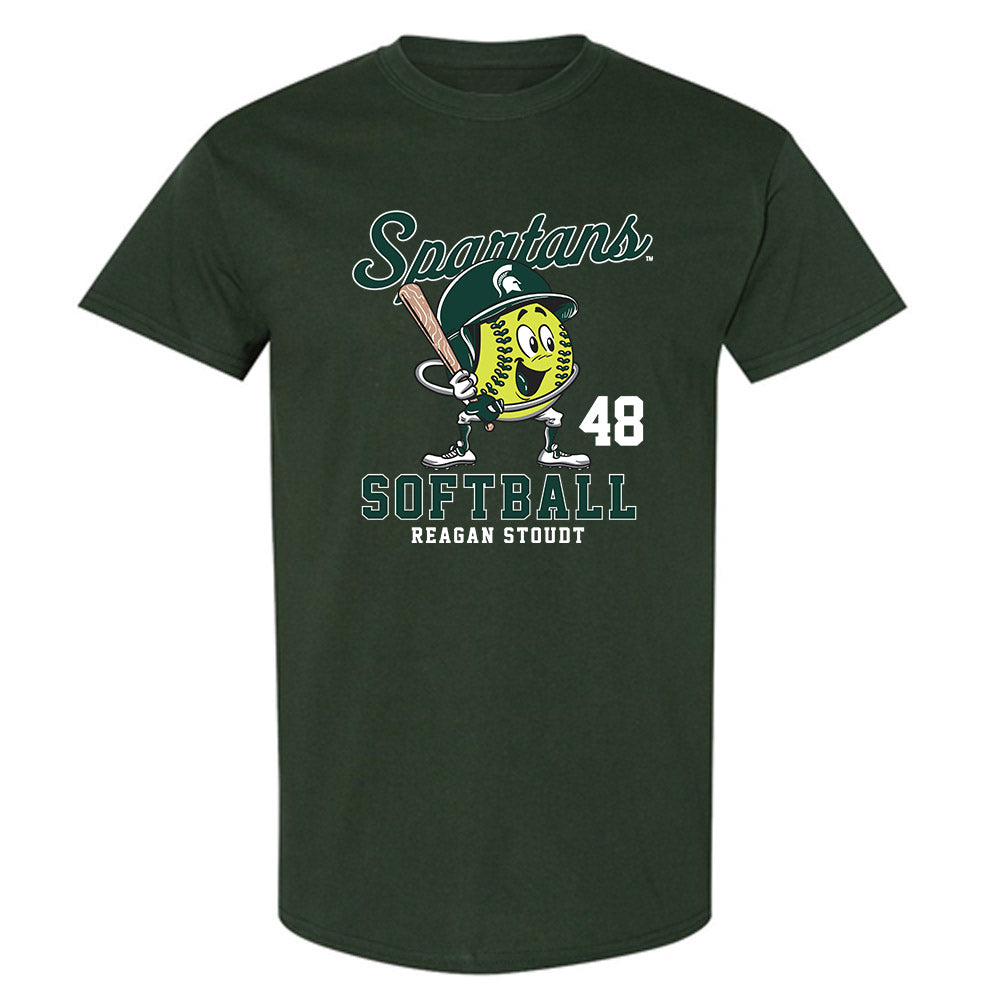 Michigan State - NCAA Softball : Reagan Stoudt - T-Shirt-0