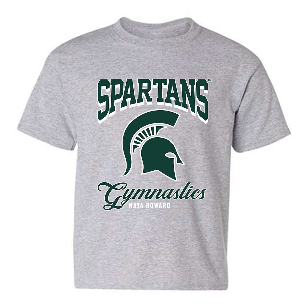 Michigan State - NCAA Women's Gymnastics : Naya Howard - Fashion Shersey Youth T-Shirt-0