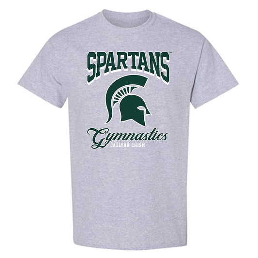 Michigan State - NCAA Women's Gymnastics : Jazlynn Chism - Fashion Shersey T-Shirt-0