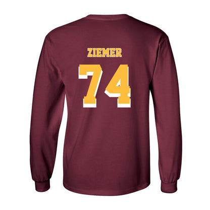 Minnesota - NCAA Men's Ice Hockey : Brodie Ziemer - Replica Shersey Long Sleeve T-Shirt-1