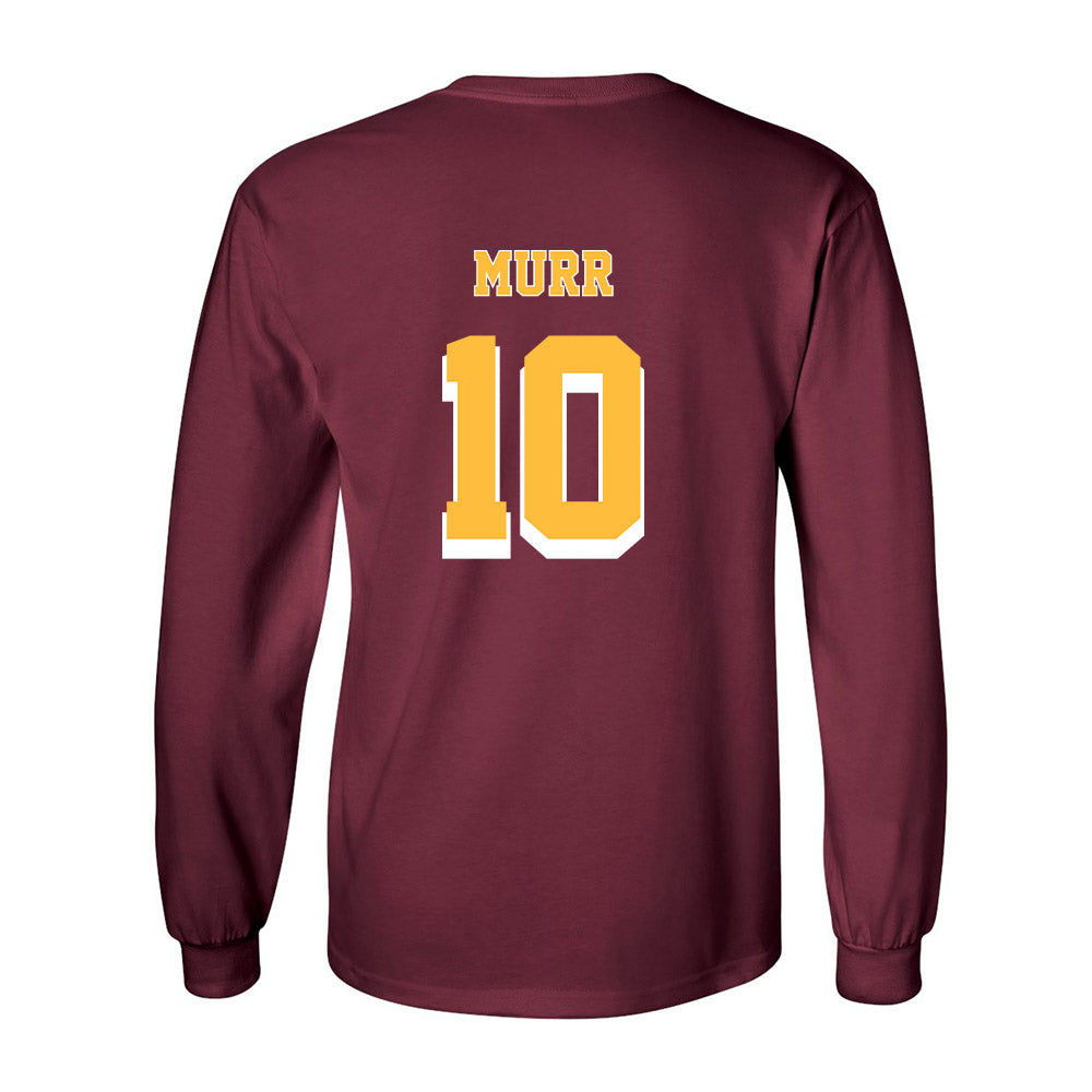 Minnesota - NCAA Men's Ice Hockey : Evan Murr - Replica Shersey Long Sleeve T-Shirt-1