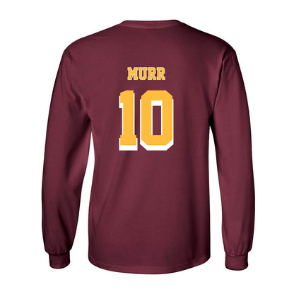 Minnesota - NCAA Men's Ice Hockey : Evan Murr - Replica Shersey Long Sleeve T-Shirt-1