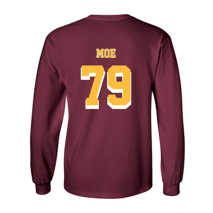 Minnesota - NCAA Men's Ice Hockey : Mason Moe - Replica Shersey Long Sleeve T-Shirt-1