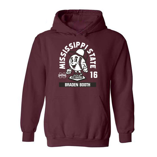Mississippi State - NCAA Baseball : Braden Booth - Hooded Sweatshirt-0